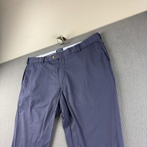 Peter Millar Pants Men's 40x32 Blue Stealth Performance Trouser Crown Crafted